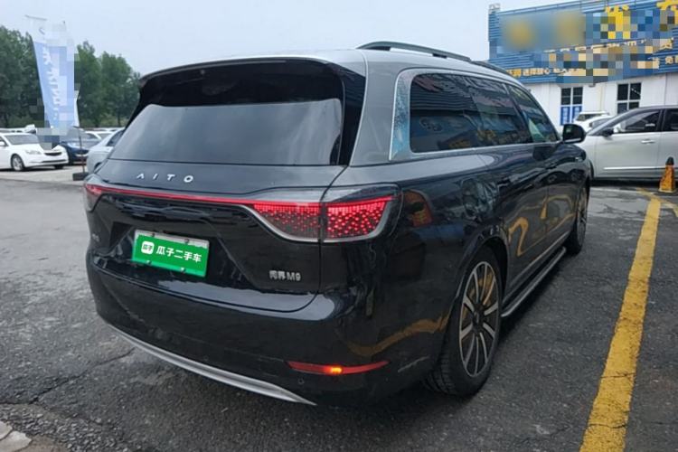 Used Hima AITO M9 2024 Range-Extended Ultra Version 42 kWh 6-Seater Model Rear Right 45 Deg