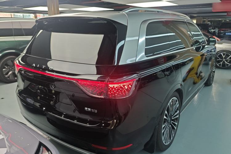Used Hima AITO M9 2024 Range-Extended Max Edition 42 kWh 6-Seater Version Rear Right 45 Deg