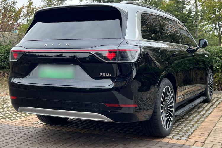 Used Hima AITO M9 2024 Range-Extended Ultra Version 52 kWh 6-Seater Model Rear Right 45 Deg