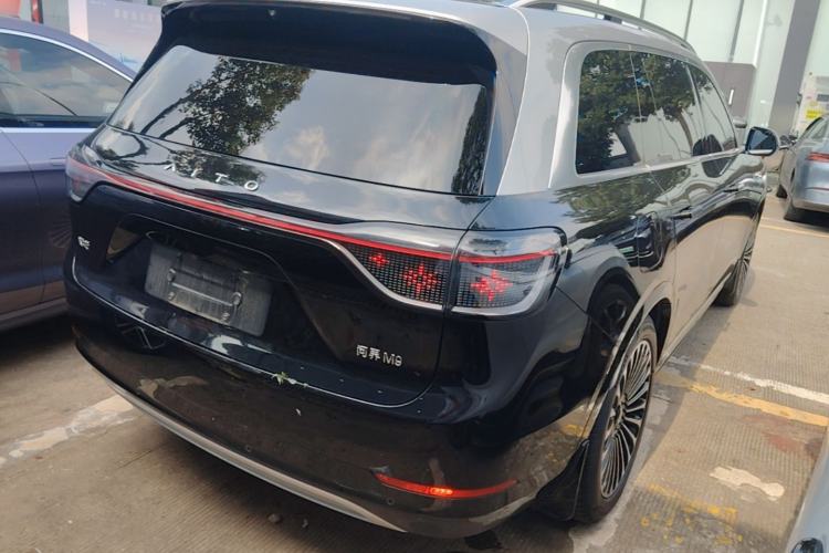 Used Hima AITO M9 2024 Range-Extended Ultra Version 42 kWh 6-Seater Model Rear Right 45 Deg