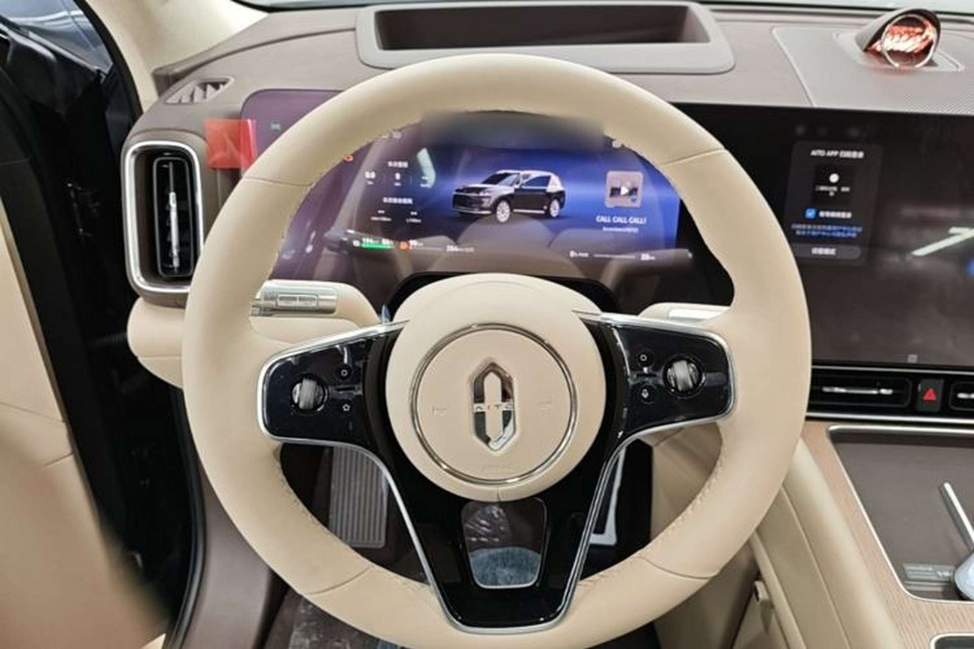 Used Hima AITO M9 2024 Range-Extended Ultra Version 42 kWh 6-Seater Model Steering Wheel