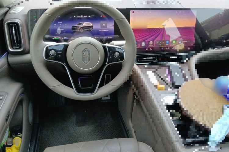 Used Hima AITO M9 2024 Range-Extended Ultra Version 52 kWh 5-Seater Model Steering Wheel