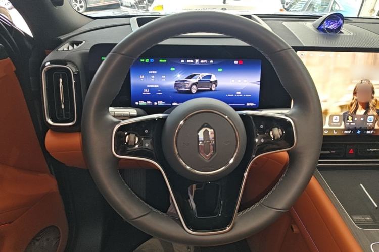 Used Hima AITO M9 2024 Range-Extended Ultra Version 42 kWh 6-Seater Model Steering Wheel
