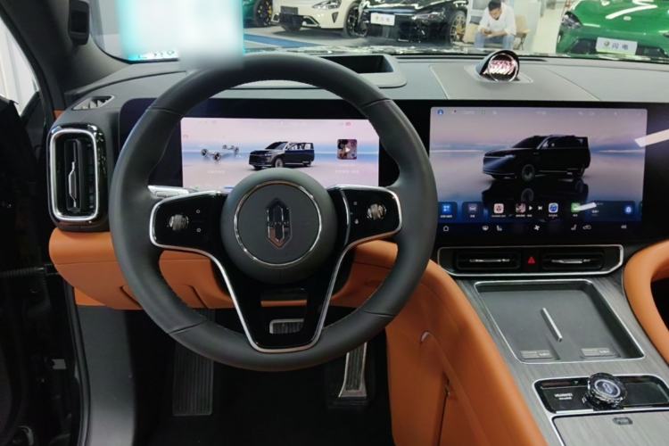 Used Hima AITO M9 2024 Range-Extended Ultra Version 52 kWh 6-Seater Model Steering Wheel