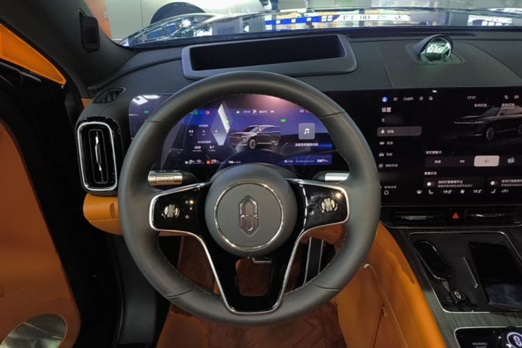 Used Hima AITO M9 2024 Range-Extended Ultra Version 52 kWh 6-Seater Model Steering Wheel