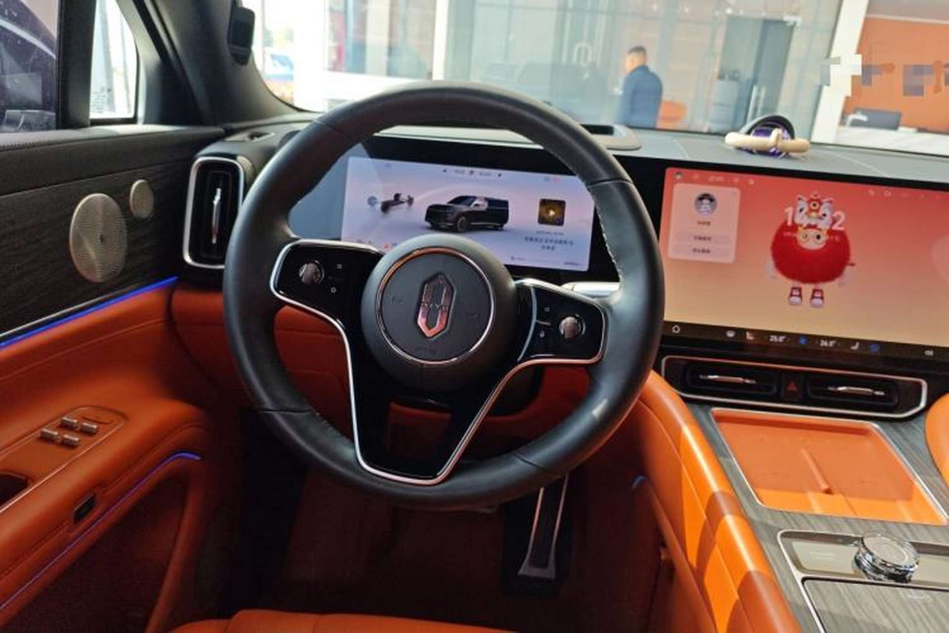 Used Hima AITO M9 2024 Range-Extended Ultra Version 42 kWh 6-Seater Model Steering Wheel