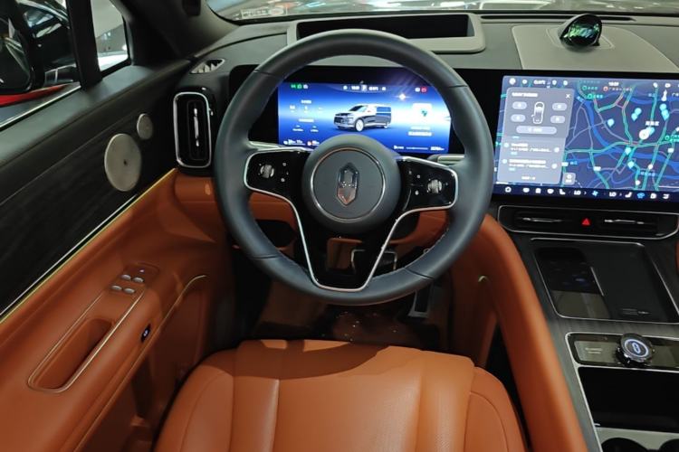 Used Hima AITO M9 2024 Range-Extended Ultra Version 52 kWh 6-Seater Model Steering Wheel