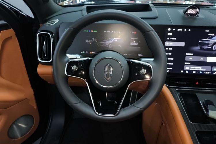 Used Hima AITO M9 2024 Range-Extended Ultra Version 52 kWh 6-Seater Model Steering Wheel