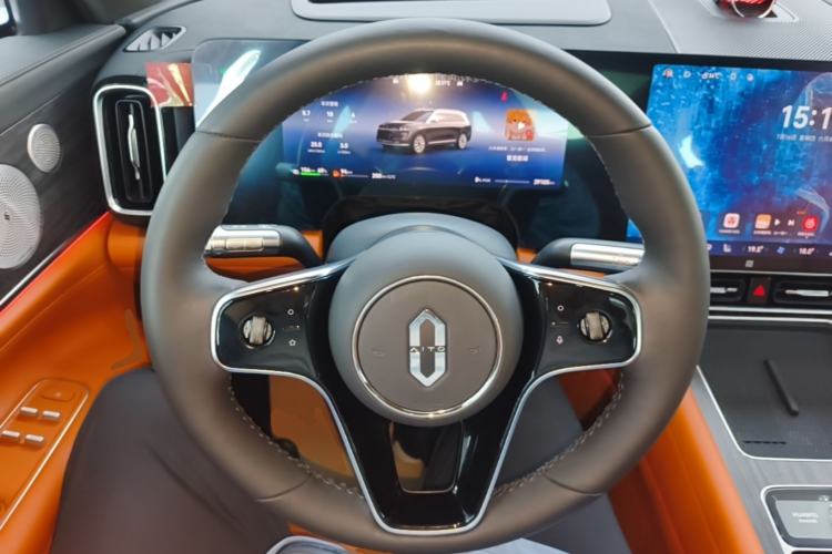 Used Hima AITO M9 2024 Range-Extended Ultra Version 42 kWh 6-Seater Model Steering Wheel