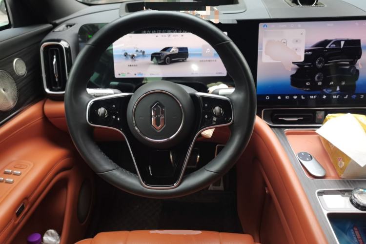 Used Hima AITO M9 2024 Range-Extended Ultra Version 42 kWh 6-Seater Model Steering Wheel