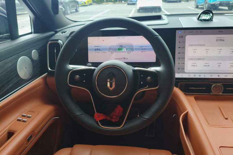 Used Hima AITO M9 2024 Range-Extended Ultra Version 52 kWh 6-Seater Model Steering Wheel