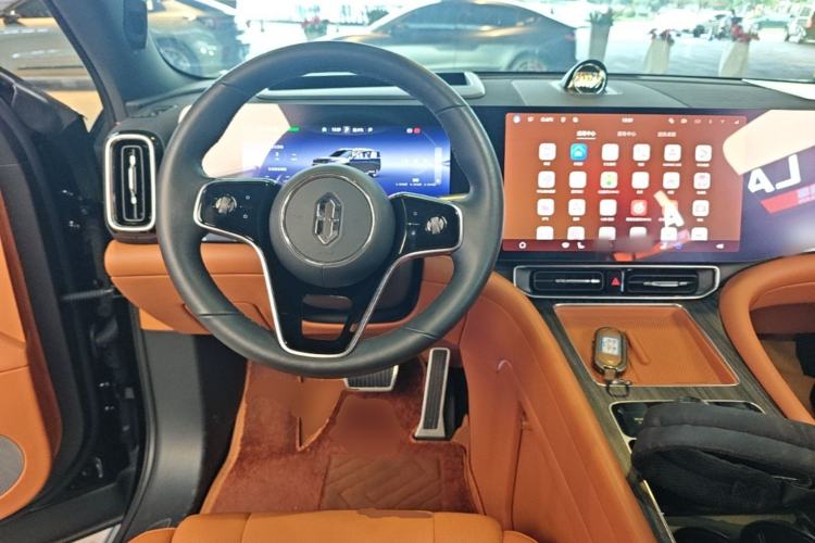 Used Hima AITO M9 2024 Range-Extended Ultra Version 42 kWh 6-Seater Model Steering Wheel