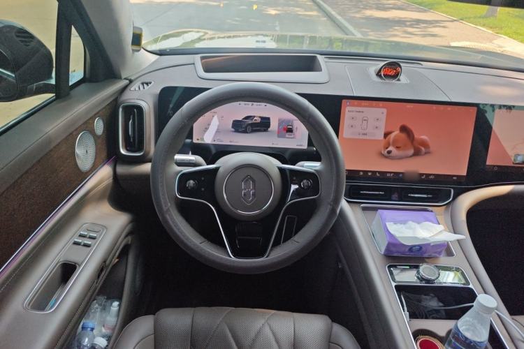 Used Hima AITO M9 2024 Range-Extended Ultra Version 52 kWh 6-Seater Model Steering Wheel