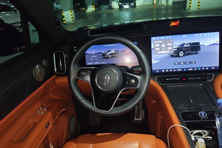 Used Hima AITO M9 2024 Range-Extended Ultra Version 42 kWh 6-Seater Model Steering Wheel