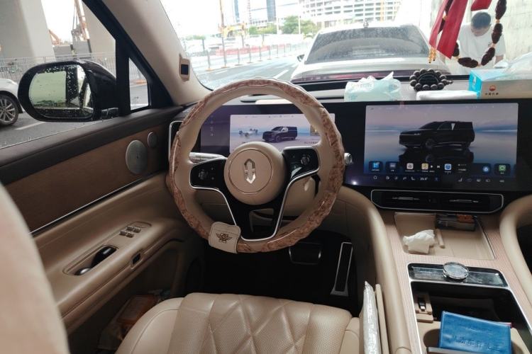 Used Hima AITO M9 2024 Range-Extended Ultra Version 42 kWh 6-Seater Model Steering Wheel