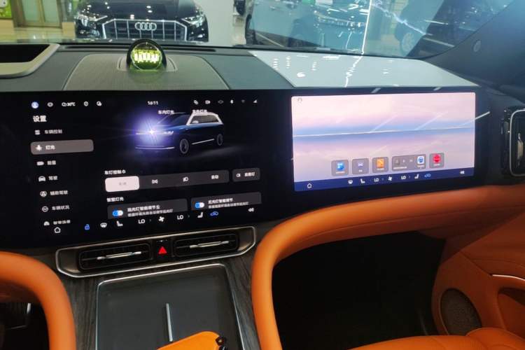 Used Hima AITO M9 2024 Range-Extended Max Edition 42 kWh 6-Seater Version Audio And AC Panel