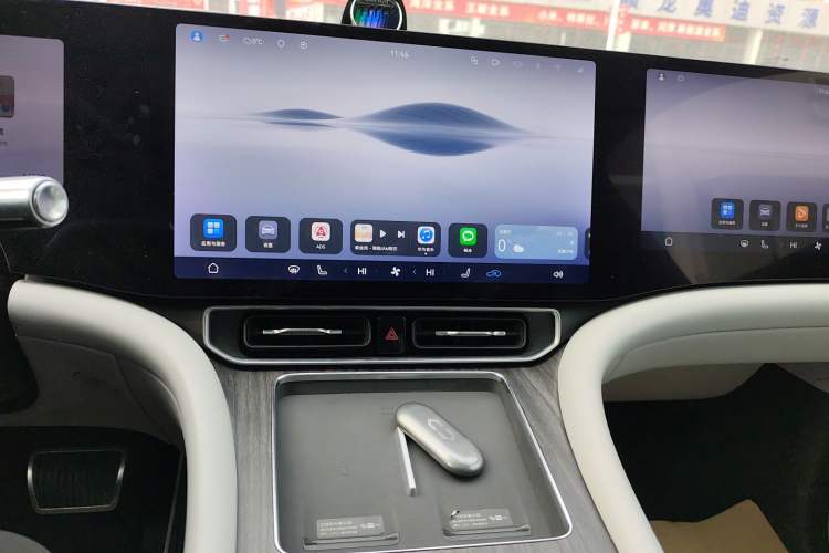 Used Hima AITO M9 2024 Range-Extended Ultra Version 42 kWh 6-Seater Model Audio And AC Panel