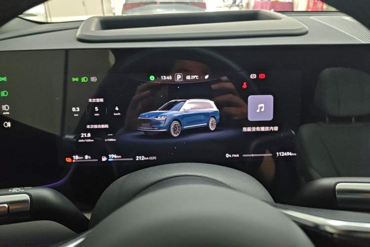 Used Hima AITO M9 2024 Range-Extended Ultra Version 42 kWh 6-Seater Model Instrument Cluster