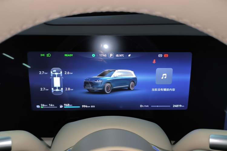 Used Hima AITO M9 2024 Range-Extended Ultra Version 42 kWh 6-Seater Model Instrument Cluster