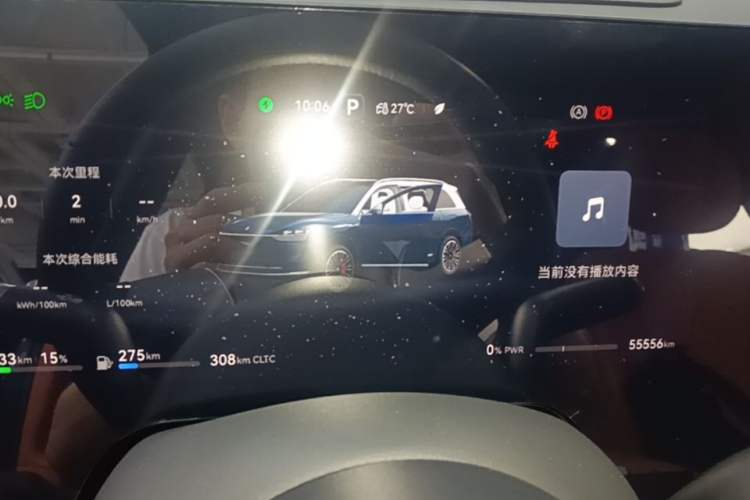 Used Hima AITO M9 2024 Range-Extended Ultra Version 42 kWh 6-Seater Model Instrument Cluster