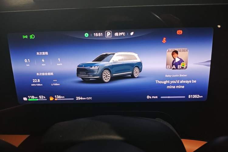 Used Hima AITO M9 2024 Range-Extended Ultra Version 42 kWh 6-Seater Model Instrument Cluster