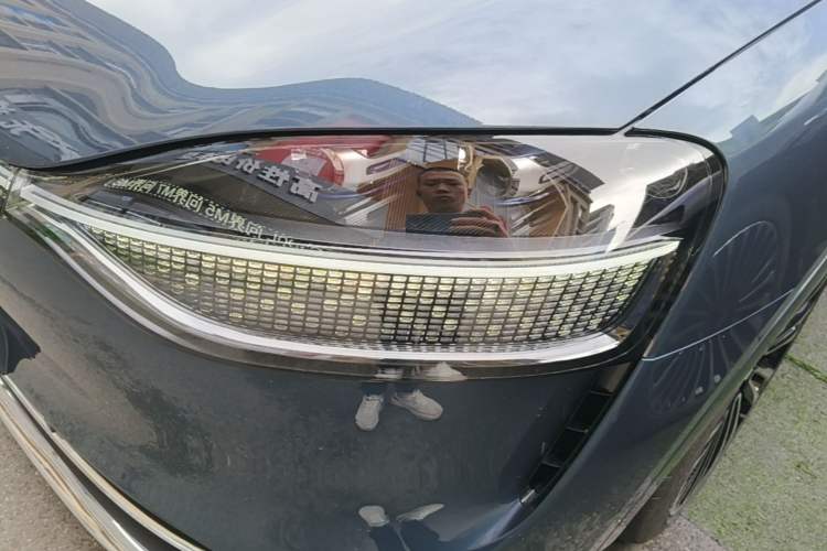 Used Hima AITO M9 2024 Range-Extended Ultra Version 42 kWh 6-Seater Model Left Front Headlight