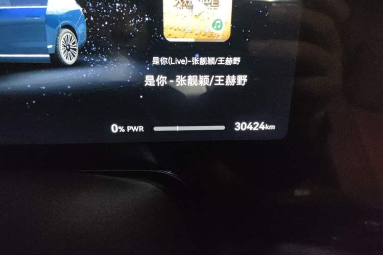 Used Hima AITO M9 2024 Range-Extended Max Edition 42 kWh 6-Seater Version Odometer Close Up