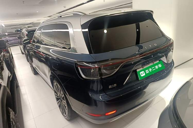 Used Hima AITO M9 2024 Range-Extended Ultra Version 42 kWh 6-Seater Model Rear Left 45 Deg