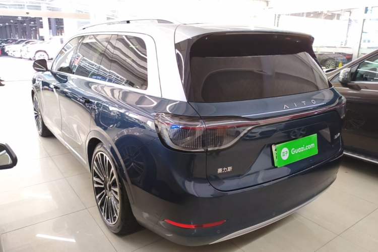 Used Hima AITO M9 2024 Range-Extended Ultra Version 42 kWh 6-Seater Model Rear Left 45 Deg