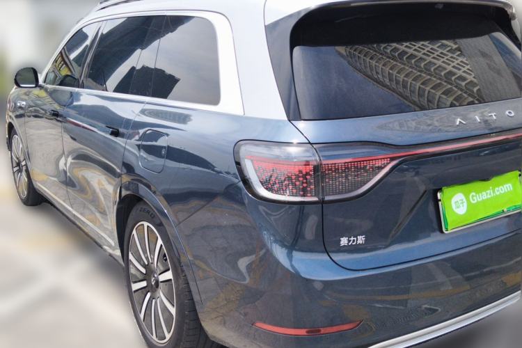 Used Hima AITO M9 2024 All-Electric Max Version 100 kWh 6-Seater Rear Left 45 Deg