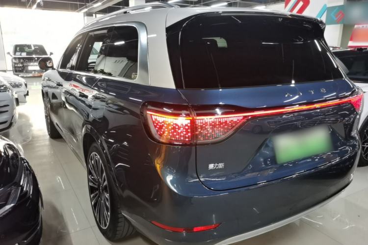 Used Hima AITO M9 2024 Range-Extended Ultra Version 52 kWh 6-Seater Model Rear Left 45 Deg