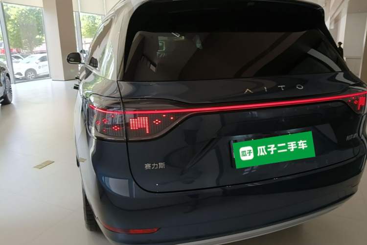 Used Hima AITO M9 2024 Range-Extended Max Edition 52 kWh 5-Seater Version Rear Left 45 Deg