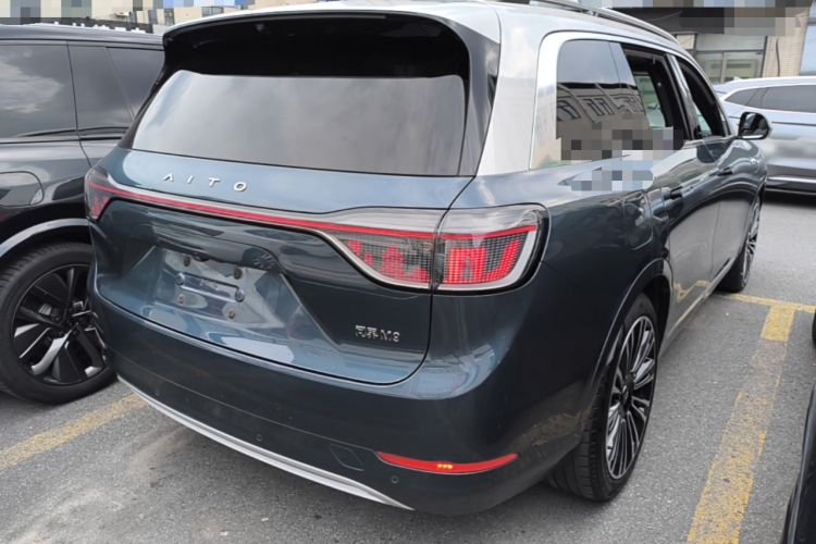 Used Hima AITO M9 2024 Range-Extended Ultra Version 42 kWh 6-Seater Model Rear Right 45 Deg