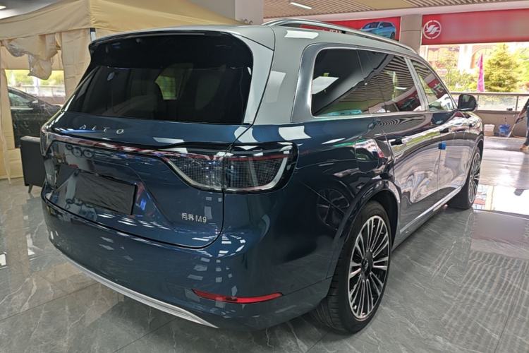 Used Hima AITO M9 2024 Range-Extended Ultra Version 42 kWh 6-Seater Model Rear Right 45 Deg