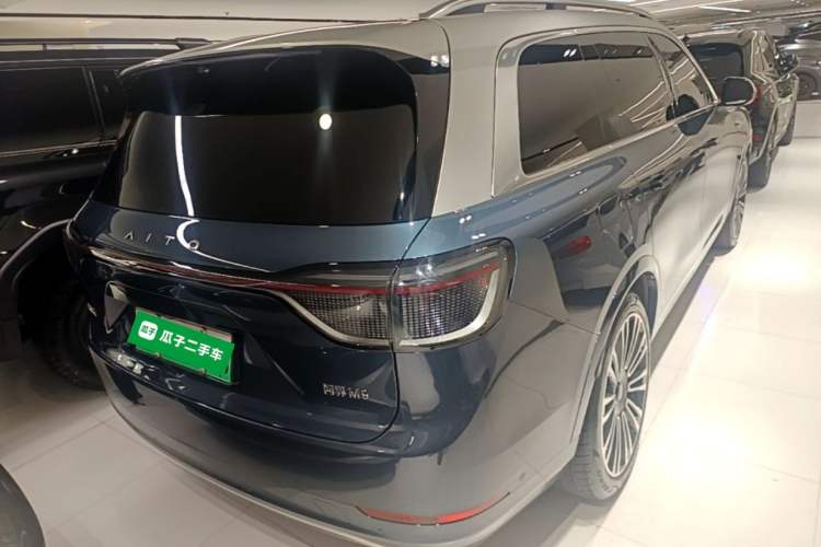Used Hima AITO M9 2024 Range-Extended Ultra Version 42 kWh 6-Seater Model Rear Right 45 Deg