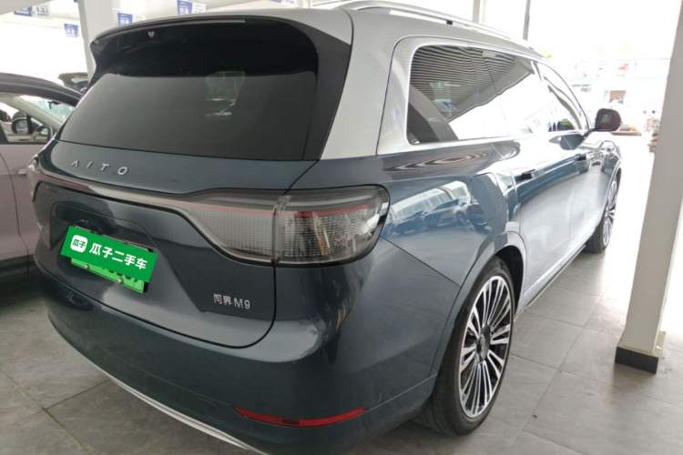 Used Hima AITO M9 2024 Range-Extended Ultra Version 52 kWh 6-Seater Model Rear Right 45 Deg