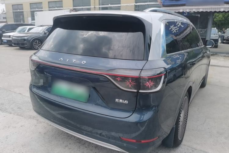 Used Hima AITO M9 2024 Range-Extended Ultra Version 42 kWh 6-Seater Model Rear Right 45 Deg