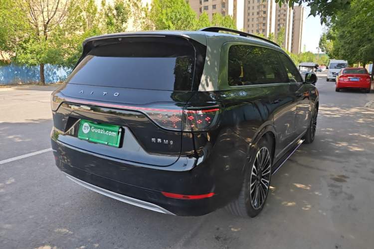 Used Hima AITO M9 2024 Range-Extended Ultra Version 42 kWh 6-Seater Model Rear Right 45 Deg