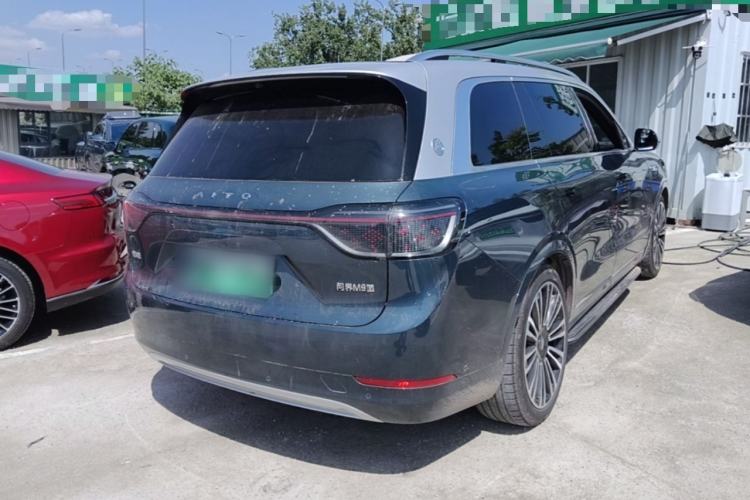 Used Hima AITO M9 2024 All-Electric Ultra Version 100 kWh 6-Seater Model Rear Right 45 Deg