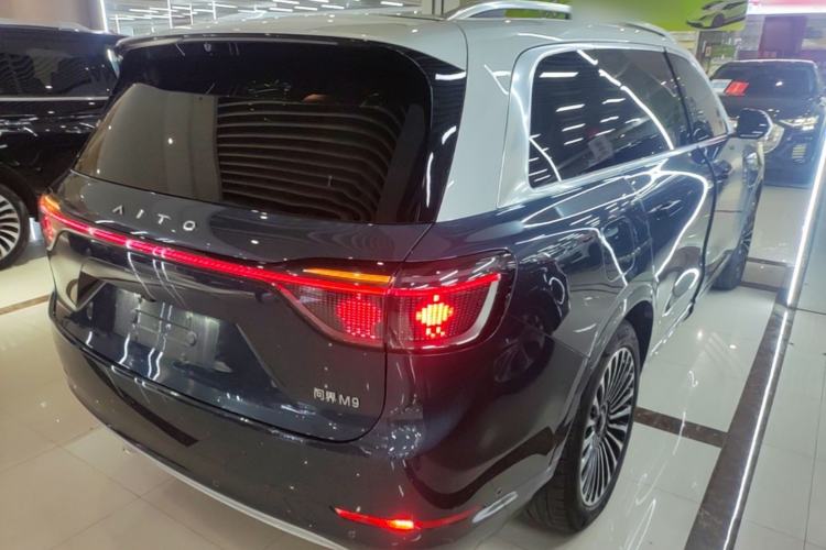 Used Hima AITO M9 2024 Range-Extended Max Edition 42 kWh 6-Seater Version Rear Right 45 Deg