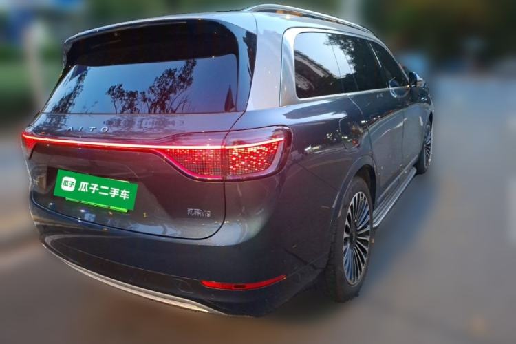 Used Hima AITO M9 2024 Range-Extended Max Edition 42 kWh 6-Seater Version Rear Right 45 Deg