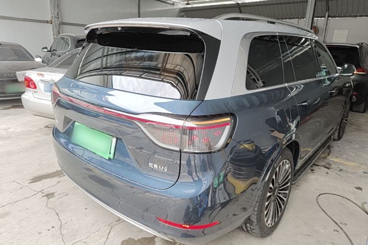 Used Hima AITO M9 2024 Range-Extended Ultra Version 42 kWh 6-Seater Model Rear Right 45 Deg
