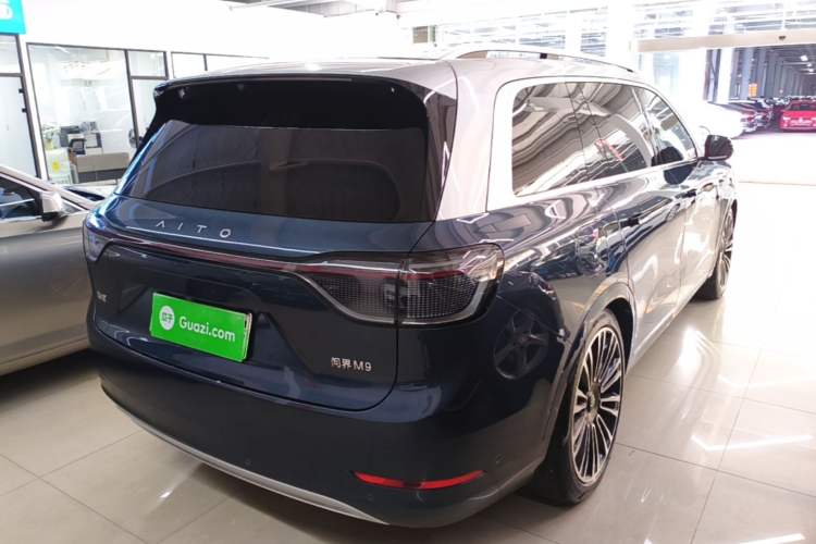 Used Hima AITO M9 2024 Range-Extended Ultra Version 42 kWh 6-Seater Model Rear Right 45 Deg
