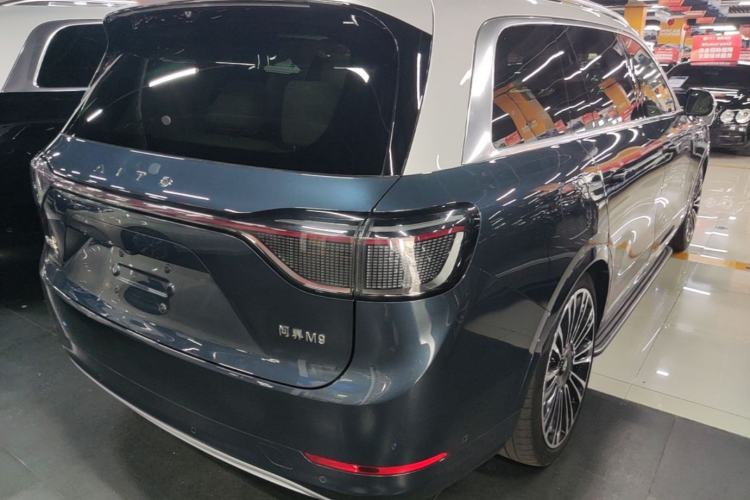 Used Hima AITO M9 2024 Range-Extended Ultra Version 42 kWh 6-Seater Model Rear Right 45 Deg