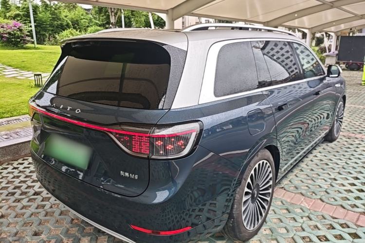 Used Hima AITO M9 2024 Range-Extended Ultra Version 52 kWh 5-Seater Model Rear Right 45 Deg