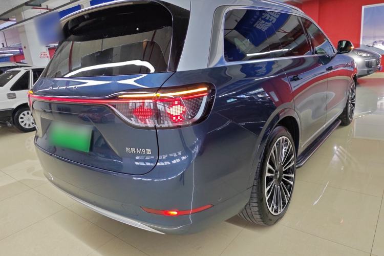 Used Hima AITO M9 2024 All-Electric Ultra Version 100 kWh 5-Seater Model Rear Right 45 Deg