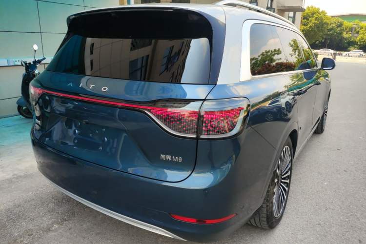 Used Hima AITO M9 2024 Range-Extended Ultra Version 42 kWh 6-Seater Model Rear Right 45 Deg