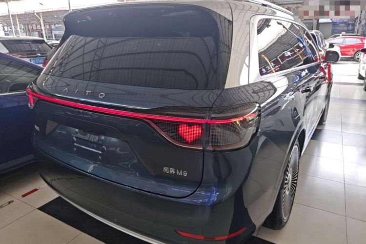 Used Hima AITO M9 2024 Range-Extended Ultra Version 42 kWh 6-Seater Model Rear Right 45 Deg