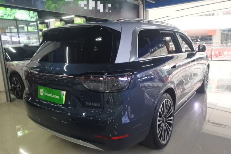 Used Hima AITO M9 2024 All-Electric Ultra Version 100 kWh 6-Seater Model Rear Right 45 Deg