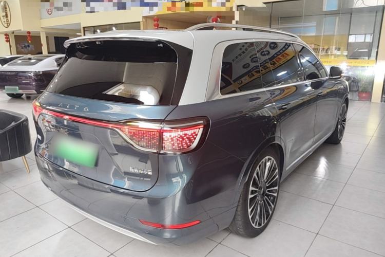 Used Hima AITO M9 2024 All-Electric Ultra Version 100 kWh 6-Seater Model Rear Right 45 Deg